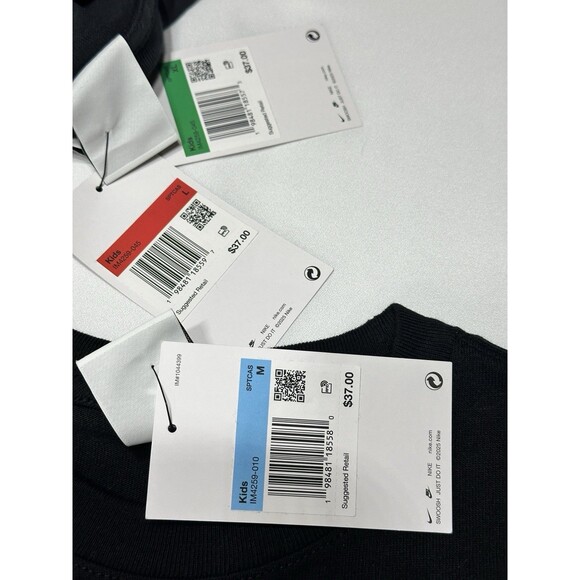 Nike TOGETHXR Kids Youth Shirt Everyone Watches Womens Sports NWT New Black - Picture 3 of 9